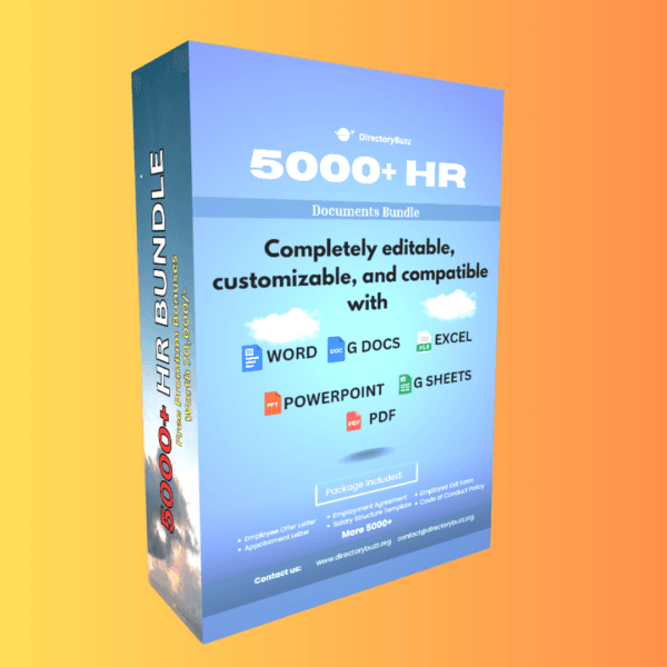 5000+ Comprehensive Ready-to-use HR Documents Bundle - Get Instant Access - Image 3